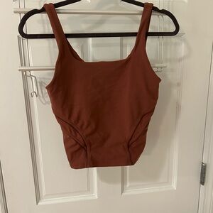 lululemon athletica Brown Tank Top